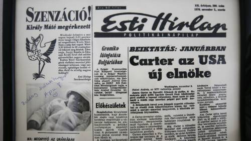 Születésnapi címlap keretben egyedi cikkel és videós üzenettel 1