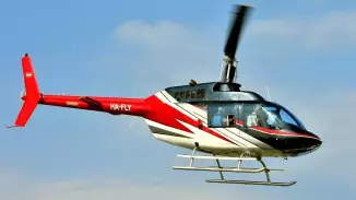 Éjszakai helikopterezés Budapest felett 4 utassal  BELL-206-tal
