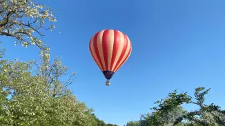 Kettesben a felhők felett! - Privát hőlégballonos repülés Medvesalja tájain