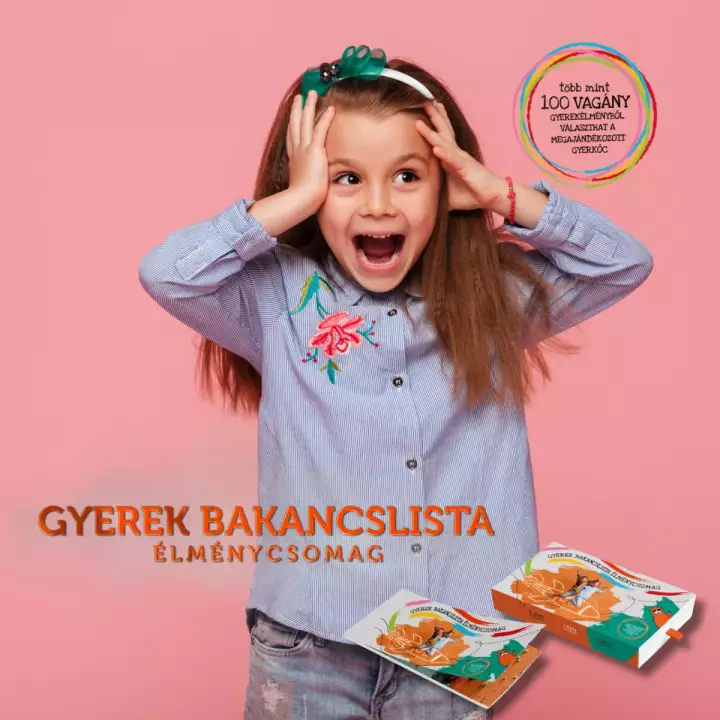 Örökmozgó élményutalvány gyerekeknek/ 100 menő program fő kép