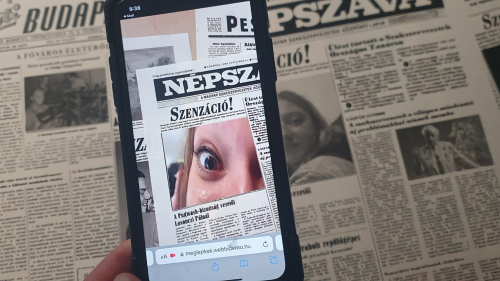 Születésnapi újság videós köszöntővel/elindul a videó a cikkre nézve 4