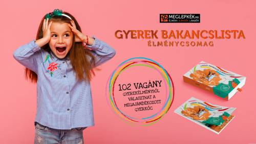 Örökmozgó élményutalvány gyerekeknek/ 100 menő program 5
