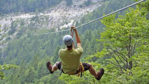 Bátorságpróba Zipline-ozás Szlovéniában 5